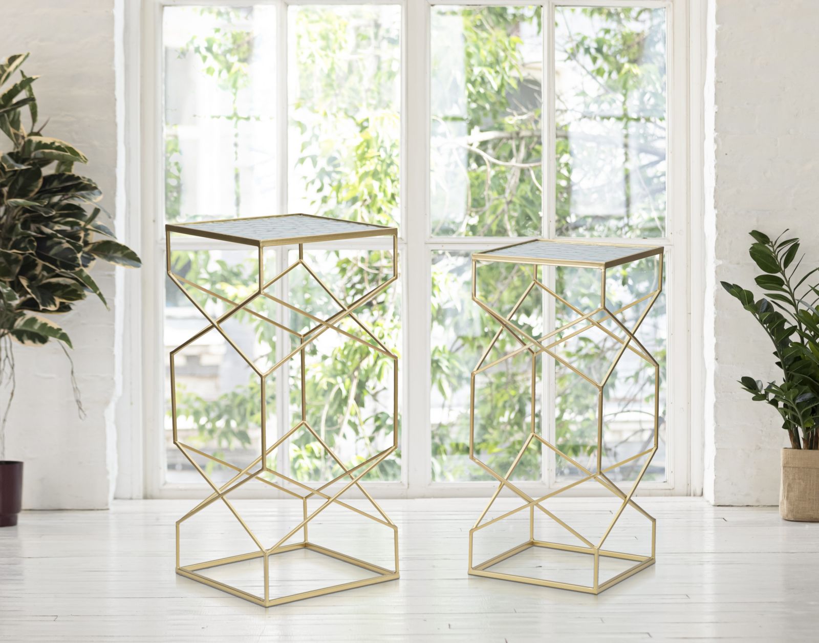 Asztalos Üvegkészlet 2 db 31,5x31,5x68-28x28x64 cm Asztalos Üvegkészlet 2 db 31,5x31,5x68-28x28x64 cm
