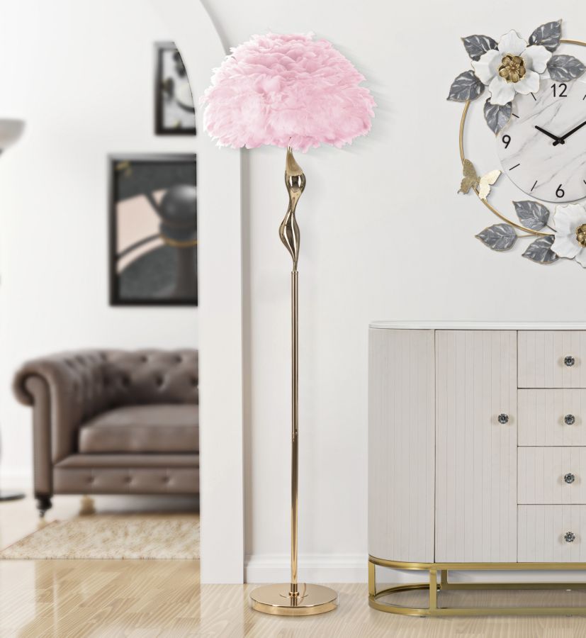 Állólámpa Slim Pink Ø 50x165 cm Állólámpa Slim Pink Ø 50x165 cm
