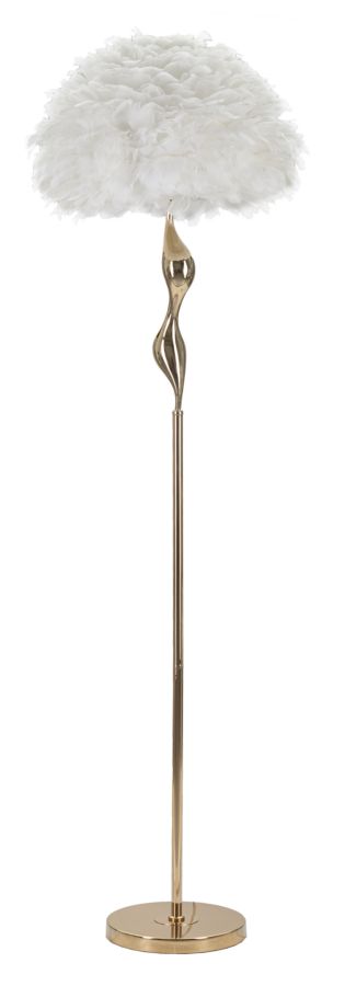 Álló Lámpa Slim Fehér Ø 50x165 cm Álló Lámpa Slim Fehér Ø 50x165 cm