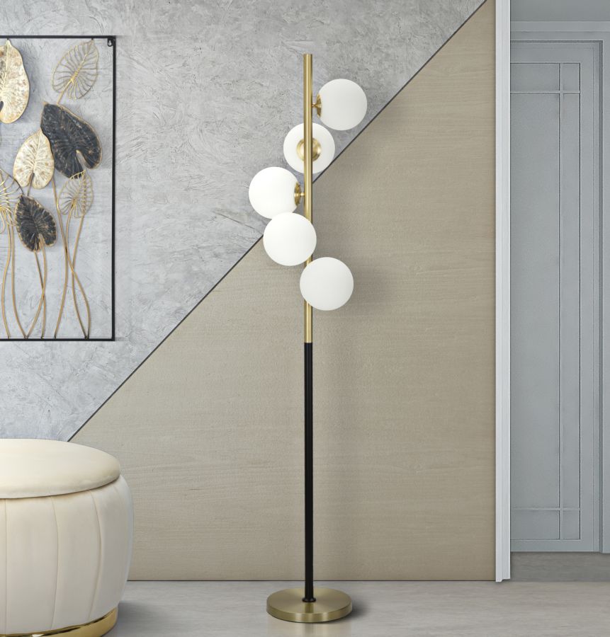 Álló Lámpa Glamy Dark Ø 30x160 cm Álló Lámpa Glamy Dark Ø 30x160 cm