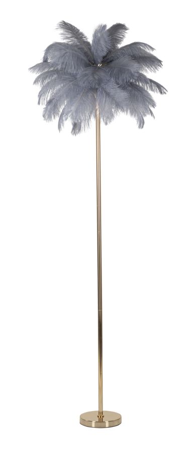 Állólámpa Palm Szürke Ø 55x160 cm Állólámpa Palm Szürke Ø 55x160 cm