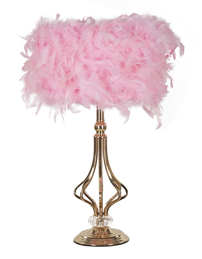 Asztali Lámpa Tarty Pink Ø 25x54 cm Asztali Lámpa Tarty Pink Ø 25x54 cm