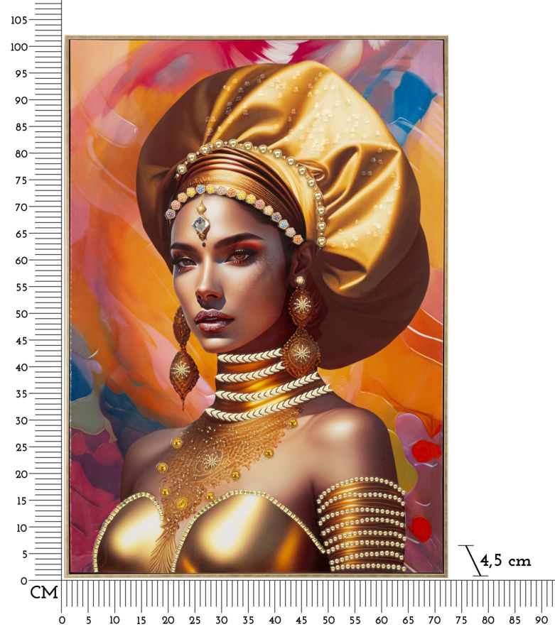 Kép Kerettel Samira -B- 72x4,5x102 cm Kép Kerettel Samira -B- 72x4,5x102 cm