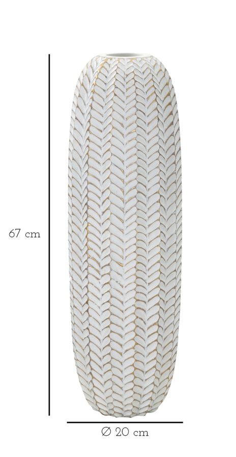 Váza Leaf Ø 20x67 cm