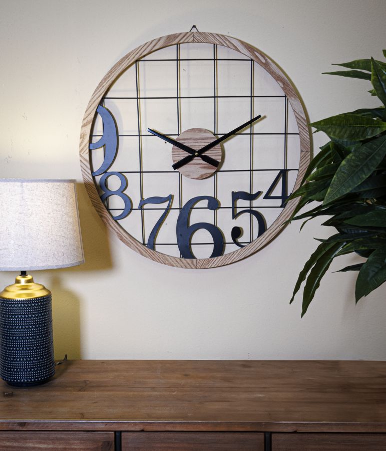 Falóra Számok Ø 60x2,5 cm Falóra Számok Ø 60x2,5 cm