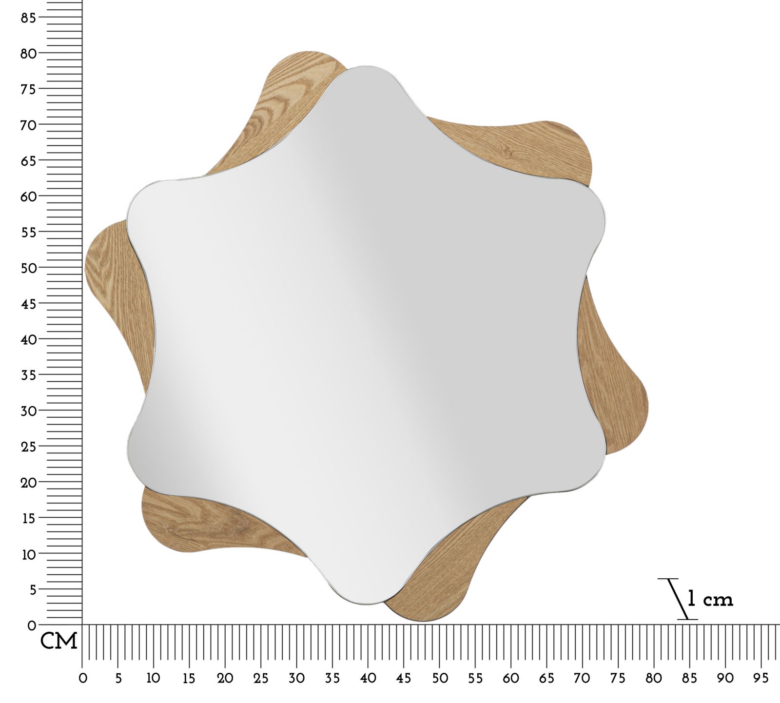 Falitükör Star Ø 80x1 cm Falitükör Star Ø 80x1 cm