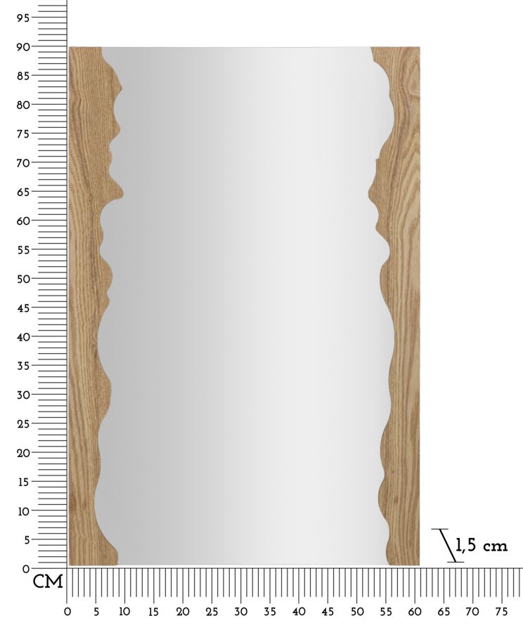 Falitükör Alakú 60x1,5x90 cm Falitükör Alakú 60x1,5x90 cm