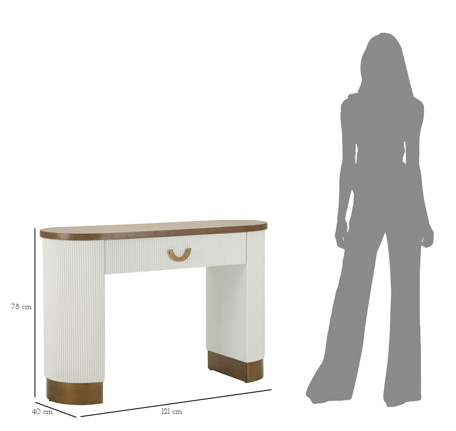 Konszol Tolosa 121x40x78 cm Konszol Tolosa 121x40x78 cm