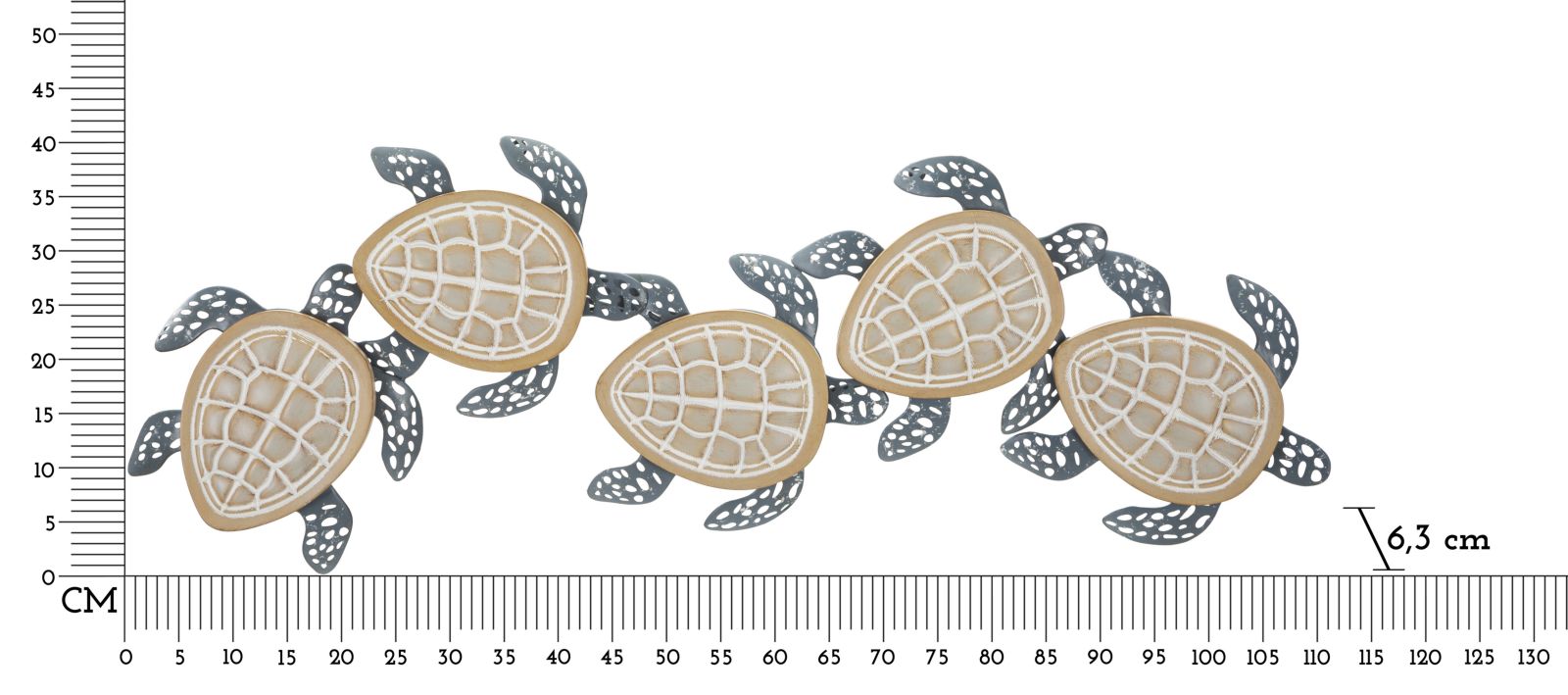 Falitáblák Tartarughe 111,5x6,3x43 cm