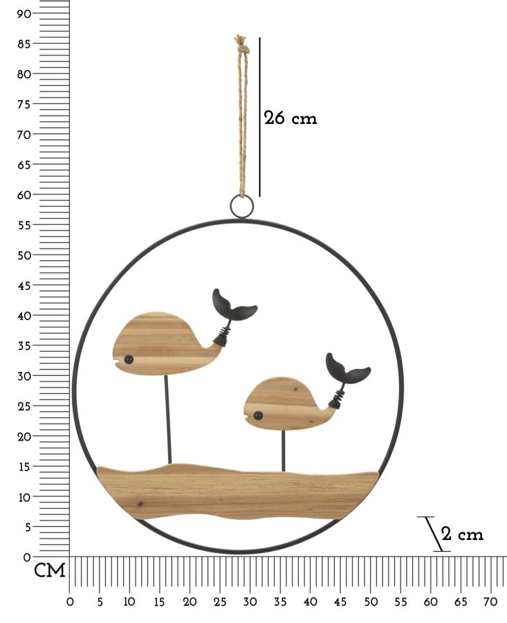 Falpanel Balene 56x2x60 cm