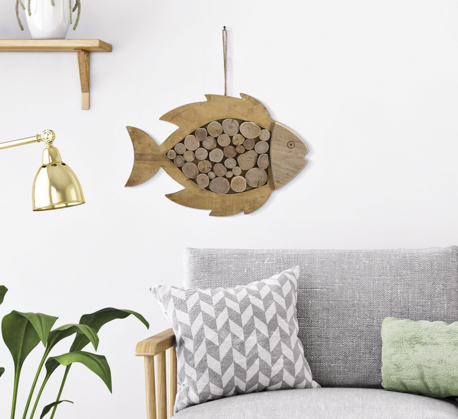 Fish Nature To Hang 42,5x2x28,5 cm Fish Nature To Hang 42,5x2x28,5 cm