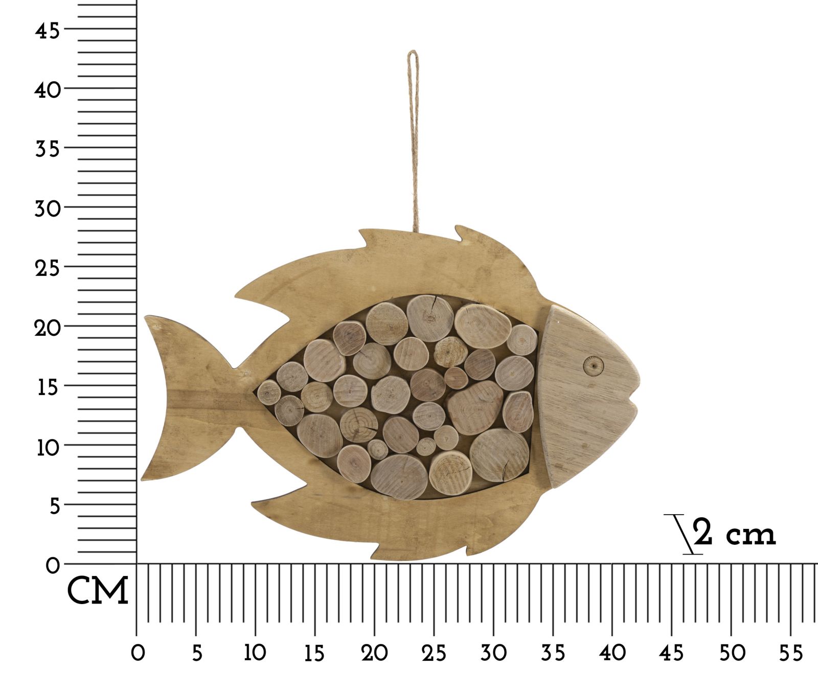 Fish Nature To Hang 42,5x2x28,5 cm Fish Nature To Hang 42,5x2x28,5 cm