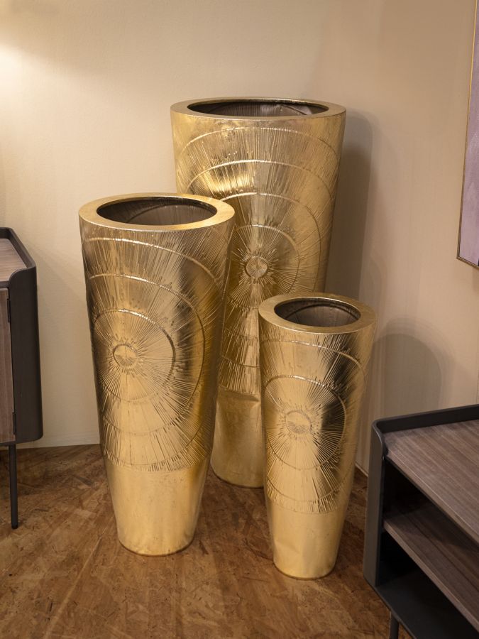 Vázatartó Goldely Szett 3 Db Ø 50,8x114,9-40x92,7-29,8x70,5 cm