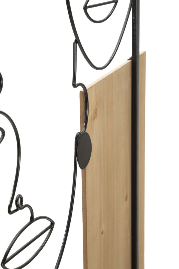 Falpanel Faces Vas És Fa 63x2x90 cm