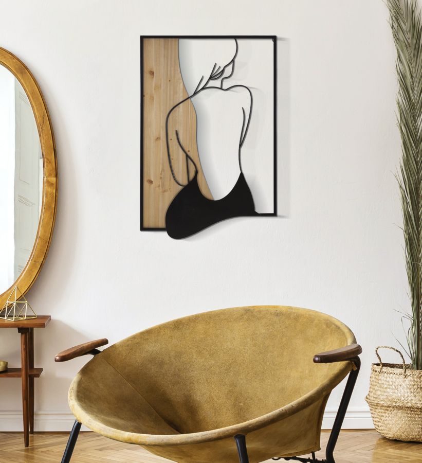 Falpanel Beauty Vas És Fa 60x2x90 cm