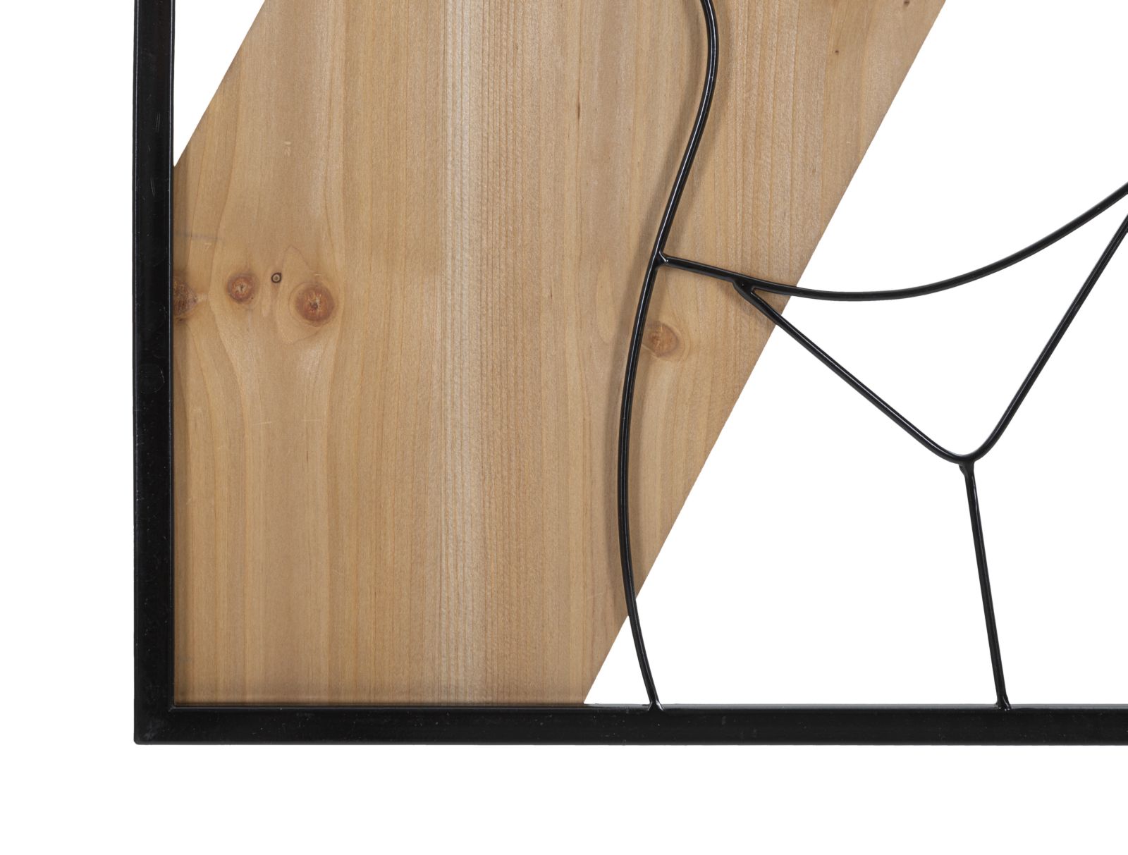 Falpanel Csík -A- Vas És Fa 50x2x90 cm