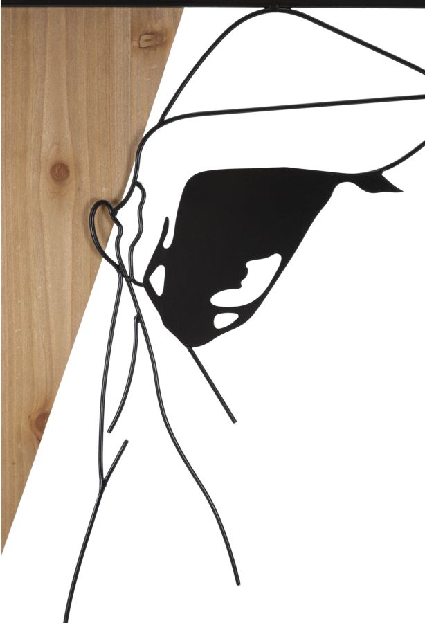 Falpanel Csík -B- Vas És Fa 50x2x90 cm