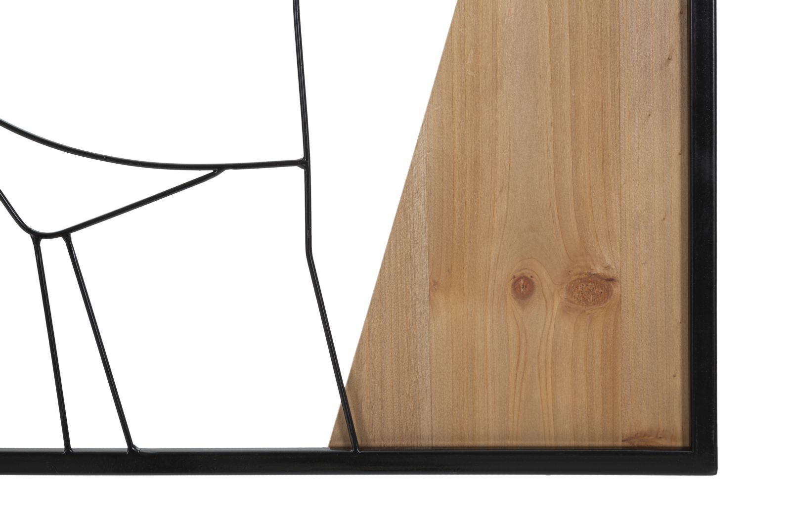 Falpanel Csík -B- Vas És Fa 50x2x90 cm