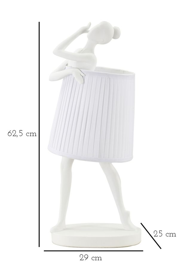 Asztali Lámpa Ballet Ø 29x25x62,5 cm Asztali Lámpa Ballet Ø 29x25x62,5 cm