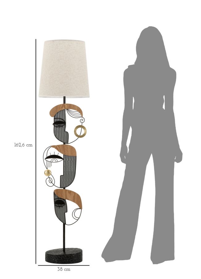 Asztali Lámpa Picassy Ø 38x162,6 cm Asztali Lámpa Picassy Ø 38x162,6 cm