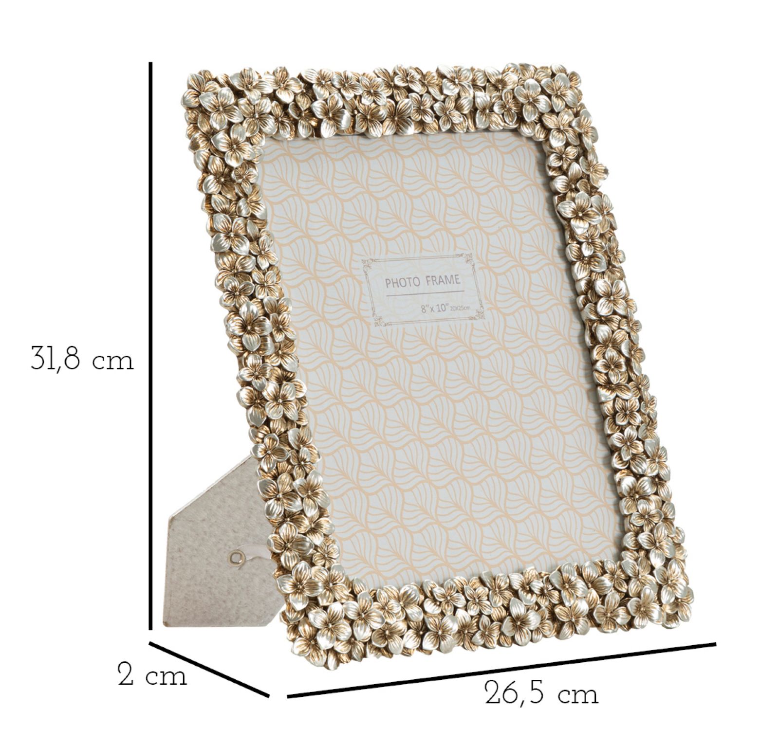 Fotókeret Flolly 26,5x2x31,8 (Belső Fotóméret 20x25 cm) Fotókeret Flolly 26,5x2x31,8 (Belső Fotóméret 20x25 cm)