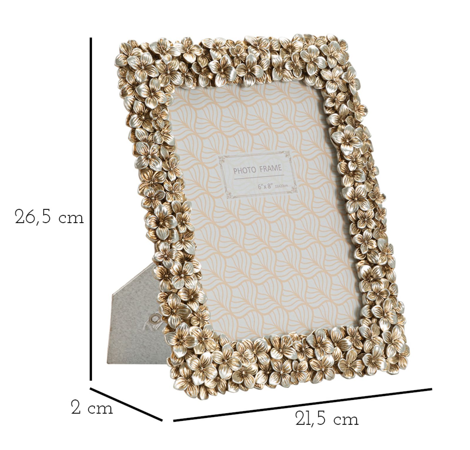Flolly Fotókeret 21,5x2x26,5 (Belső Fotóméret 15x20 cm) Flolly Fotókeret 21,5x2x26,5 (Belső Fotóméret 15x20 cm)