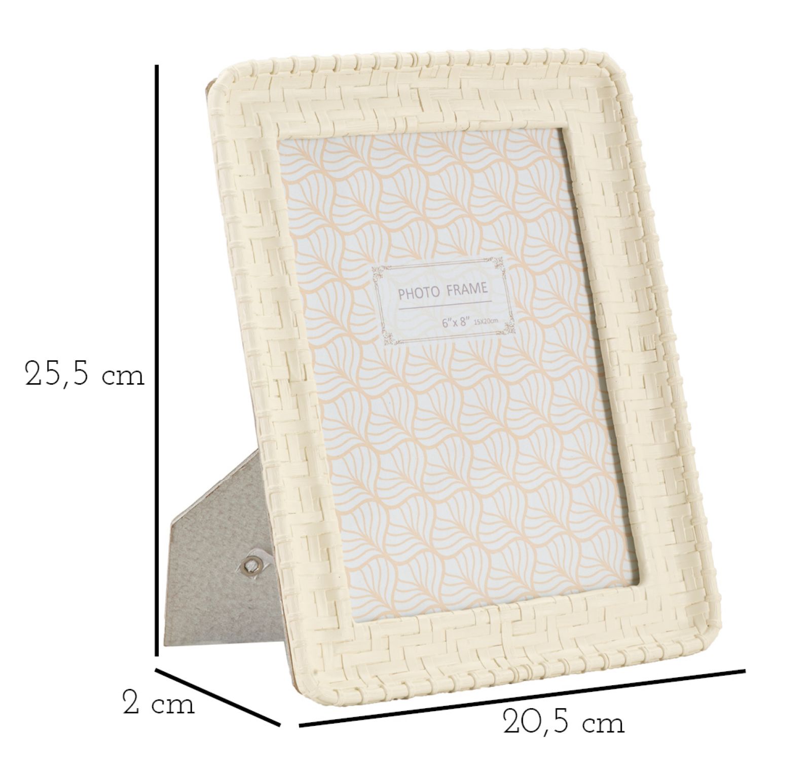 Fotókeret Bambusz Stílus 20,5x2x25,5 (Belső Fotóméret 15x20 cm) Fotókeret Bambusz Stílus 20,5x2x25,5 (Belső Fotóméret 15x20 cm)