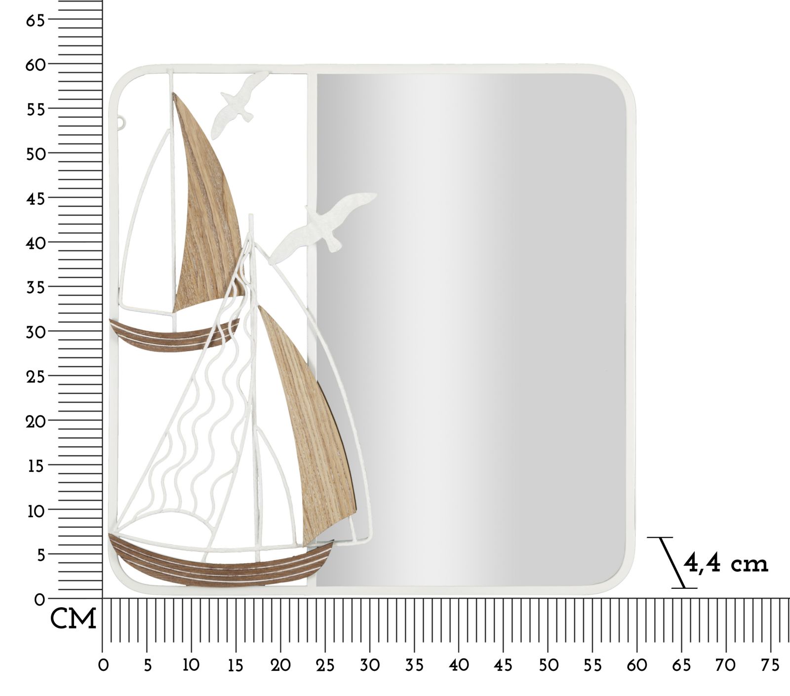 Falitükör Adriatic 60x4,4x60 cm Falitükör Adriatic 60x4,4x60 cm