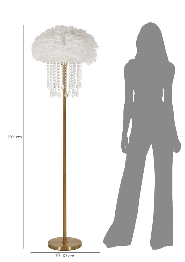 Álló Lámpa Diamon Ø 40x165 cm Álló Lámpa Diamon Ø 40x165 cm