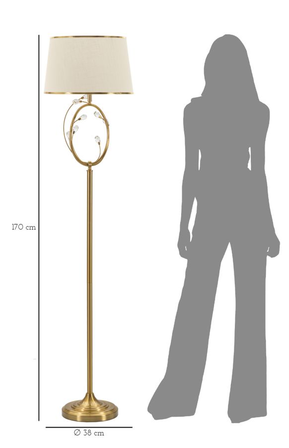 Álló Lámpa Versailles Ø 38x170 cm Álló Lámpa Versailles Ø 38x170 cm
