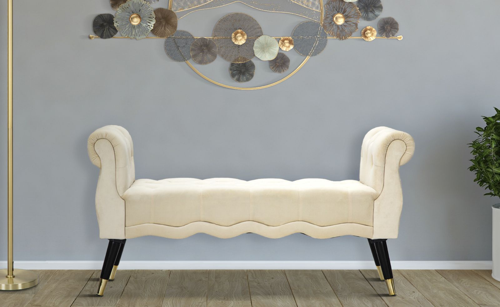 Paris krémszínű/arany 120x40x60 cm Paris Crema/Gold 120x40x60 cm