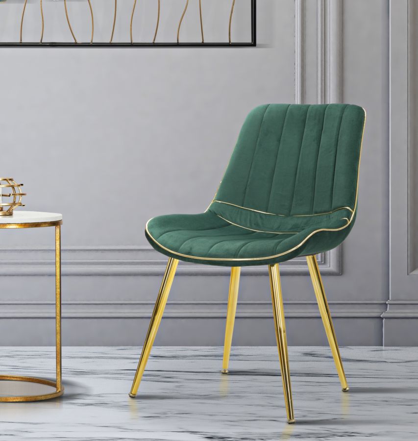 Paris zöld/arany szék 2 db 51x59x79 cm Paris Verde/Gold Szék 2 Db 51x59x79 cm