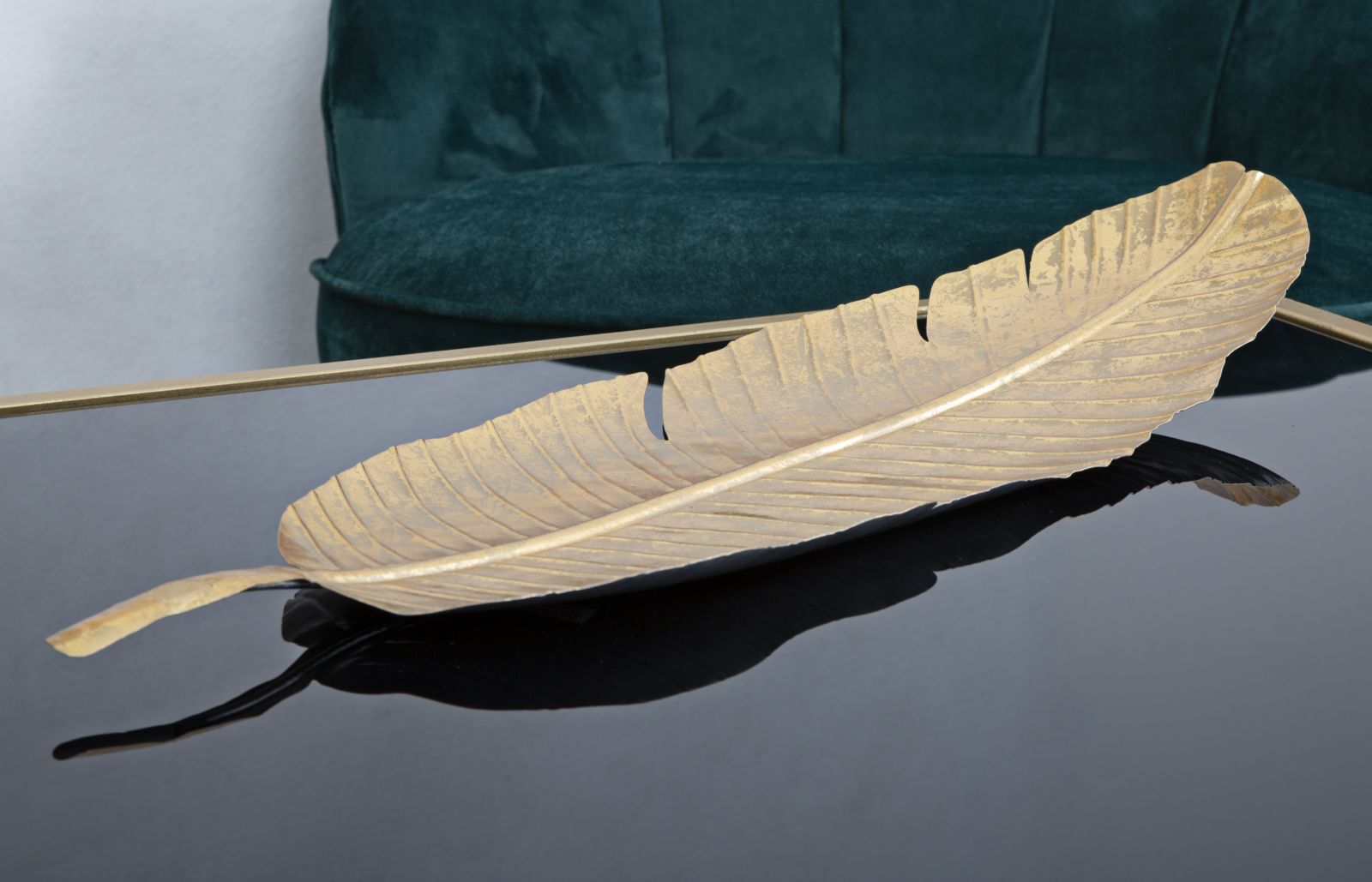 Decor Leaf Glam -B-Cm 18x2x55 cm Decor Leaf Glam -B-Cm 18x2x55 cm