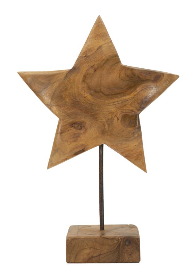 Csillag Szobor Teak 28x1242 cm Csillag Szobor Teak 28x1242 cm