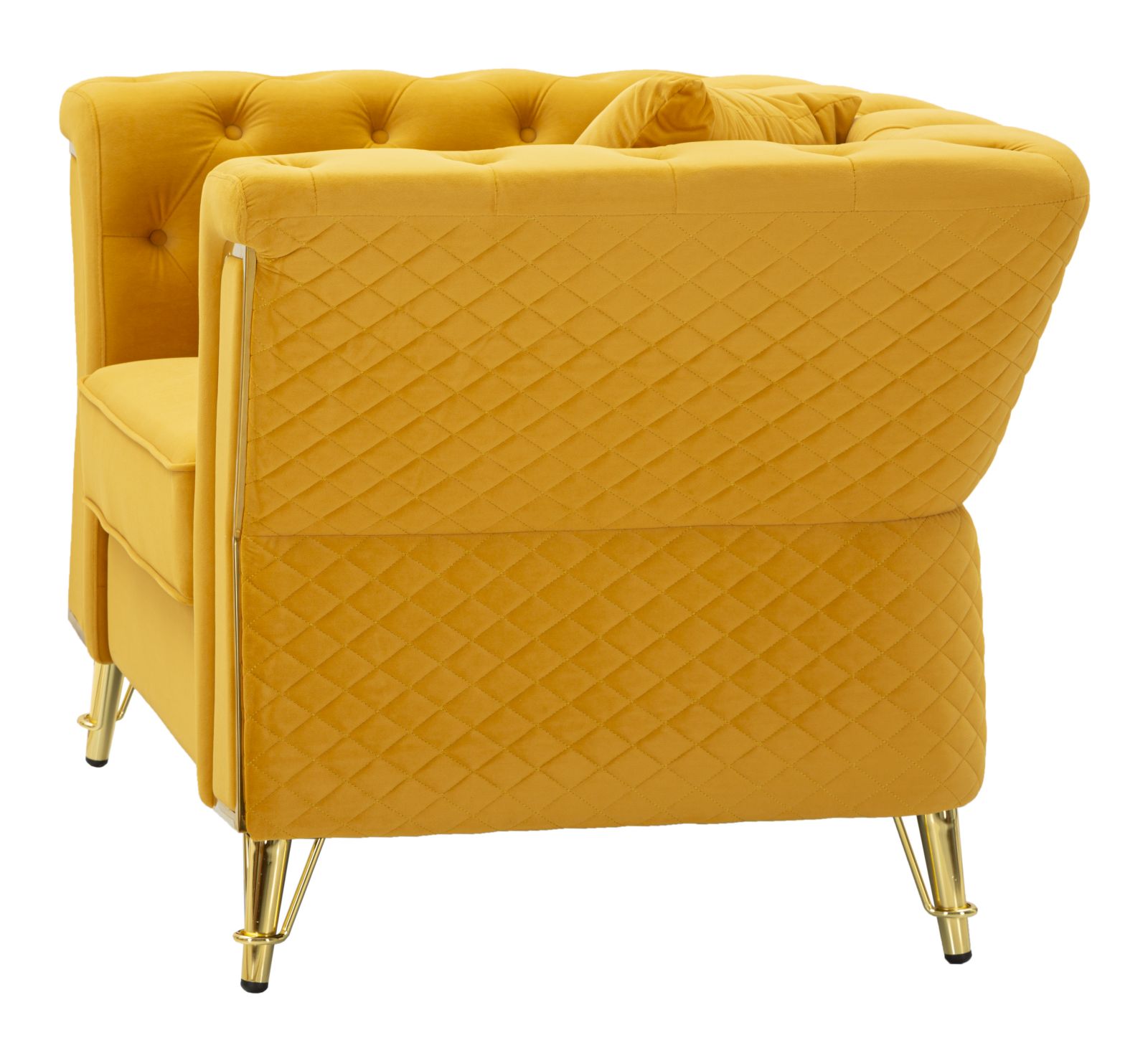 Emy mustárszínű fotel Párnával 104x83x76 cm Emy Mustard Fotel Párnával 104x83x76 cm