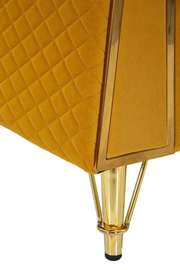 Emy mustárszínű fotel Párnával 104x83x76 cm Emy Mustard Fotel Párnával 104x83x76 cm