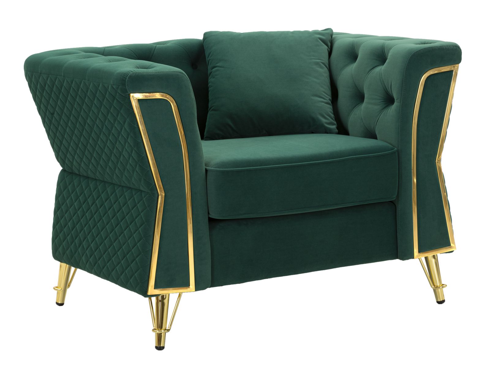 Emy Zöld fotel Párnával 104x83x76 cm Emy Zöld Fotel Párnával 104x83x76 cm