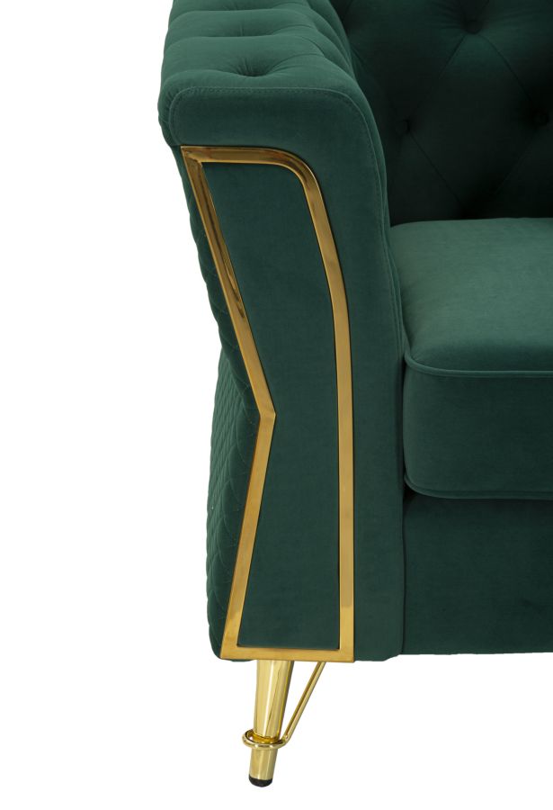 Emy Zöld fotel Párnával 104x83x76 cm Emy Zöld Fotel Párnával 104x83x76 cm