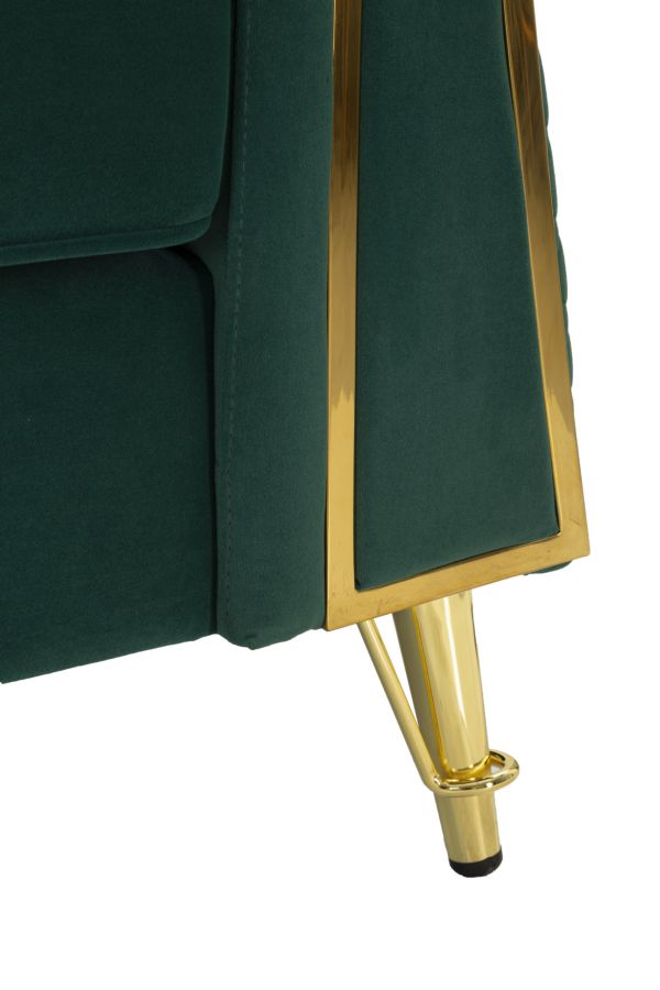 Emy Zöld fotel Párnával 104x83x76 cm Emy Zöld Fotel Párnával 104x83x76 cm