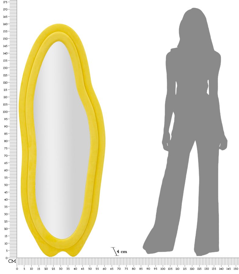 Falitörölő Chanel Sárga 60x4x160 cm Falitörölő Chanel Sárga 60x4x160 cm