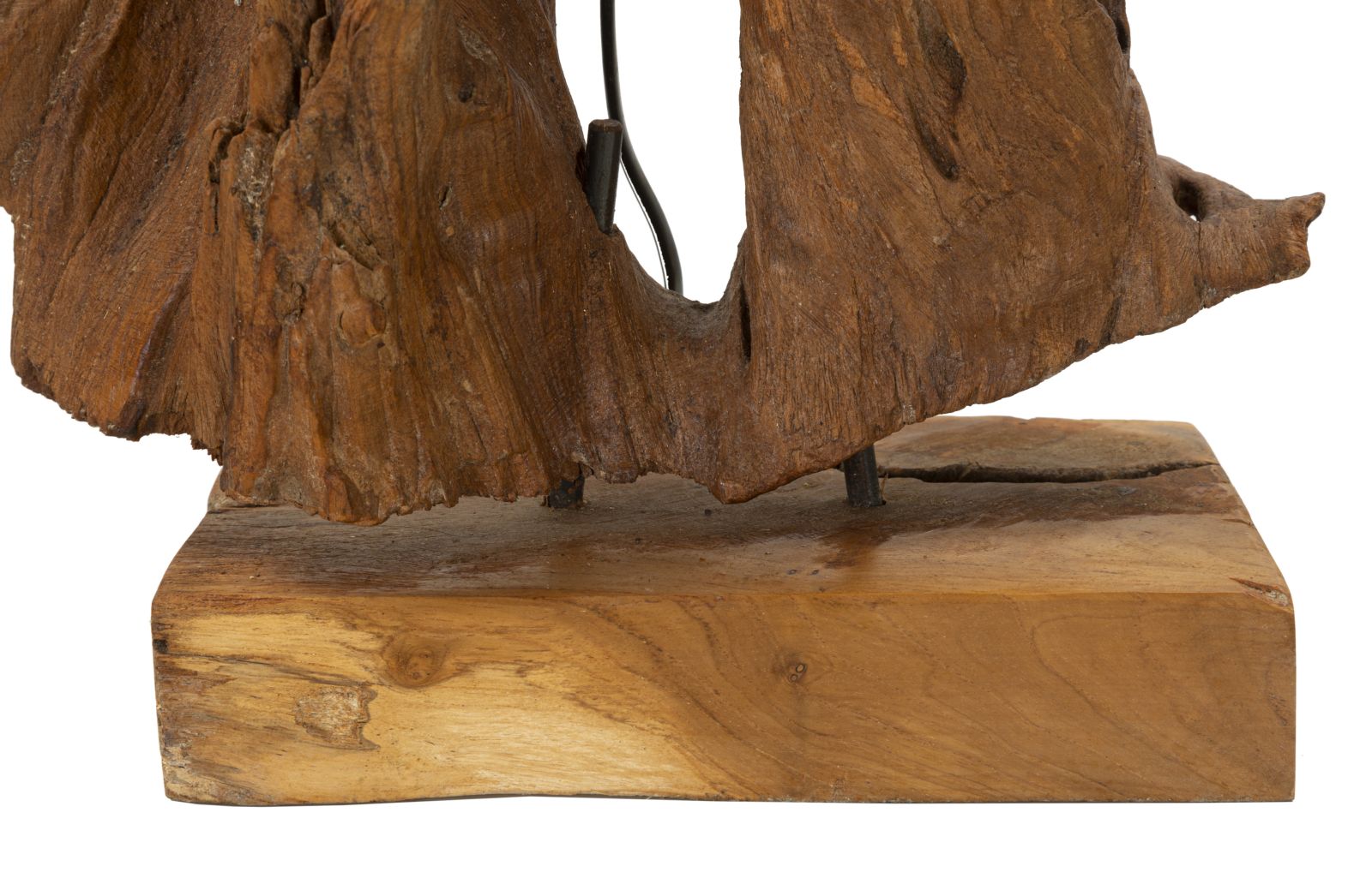 Teak Asztali Lámpa Ø 35x80 cm Teak Asztali Lámpa Ø 35x80 cm