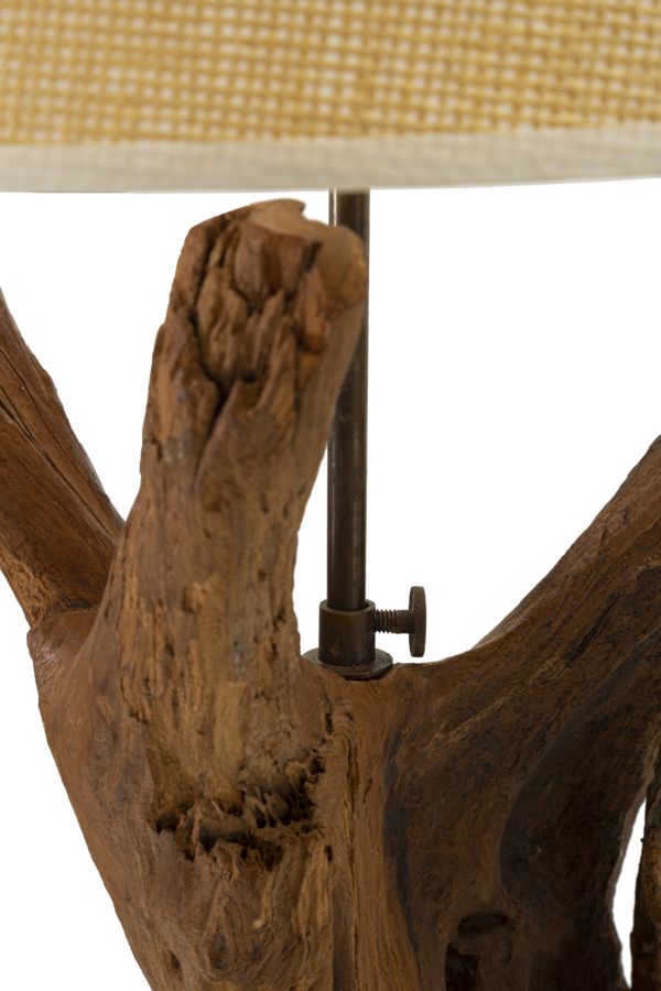 Teak Asztali Lámpa Ø 35x80 cm Teak Asztali Lámpa Ø 35x80 cm