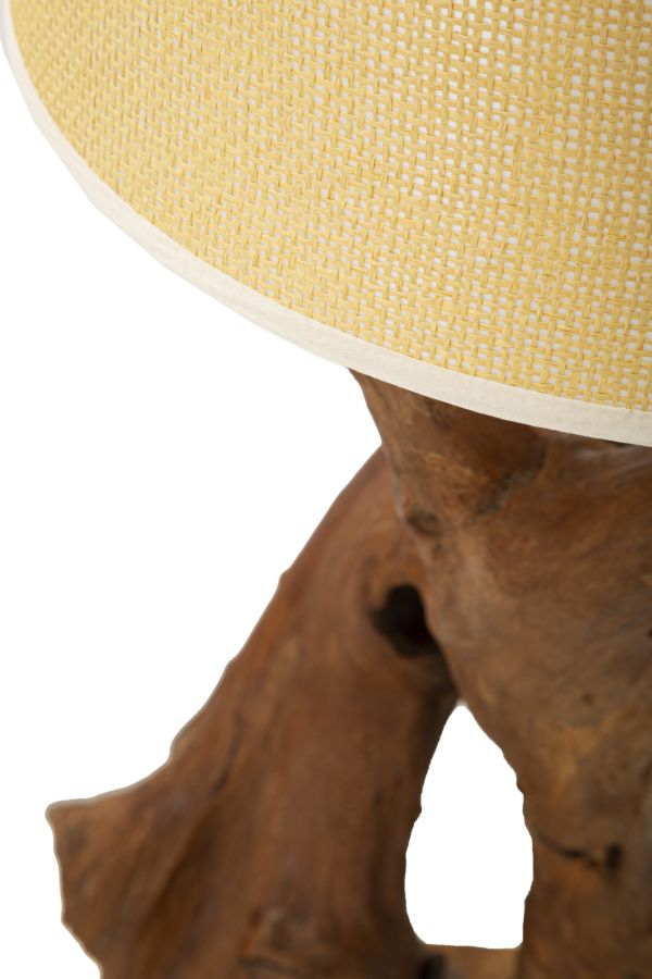 Teak Asztali Lámpa Ø 35x80 cm Teak Asztali Lámpa Ø 35x80 cm