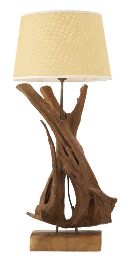 Teak Asztali Lámpa Ø 35x80 cm Teak Asztali Lámpa Ø 35x80 cm