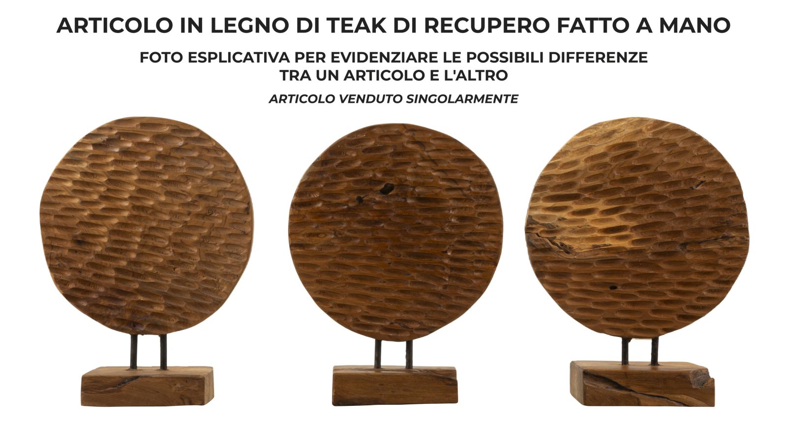 Érmes Szobor Teak 30x1,5x40 cm Érmes Szobor Teak 30x1,5x40 cm