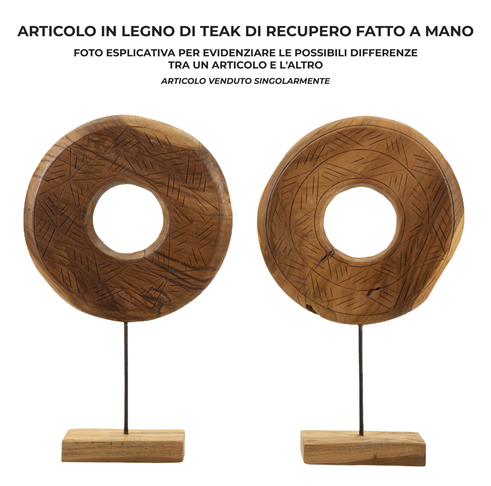 Dorat Szobor Teak 35x10x58 cm Dorat Szobor Teak 35x10x58 cm