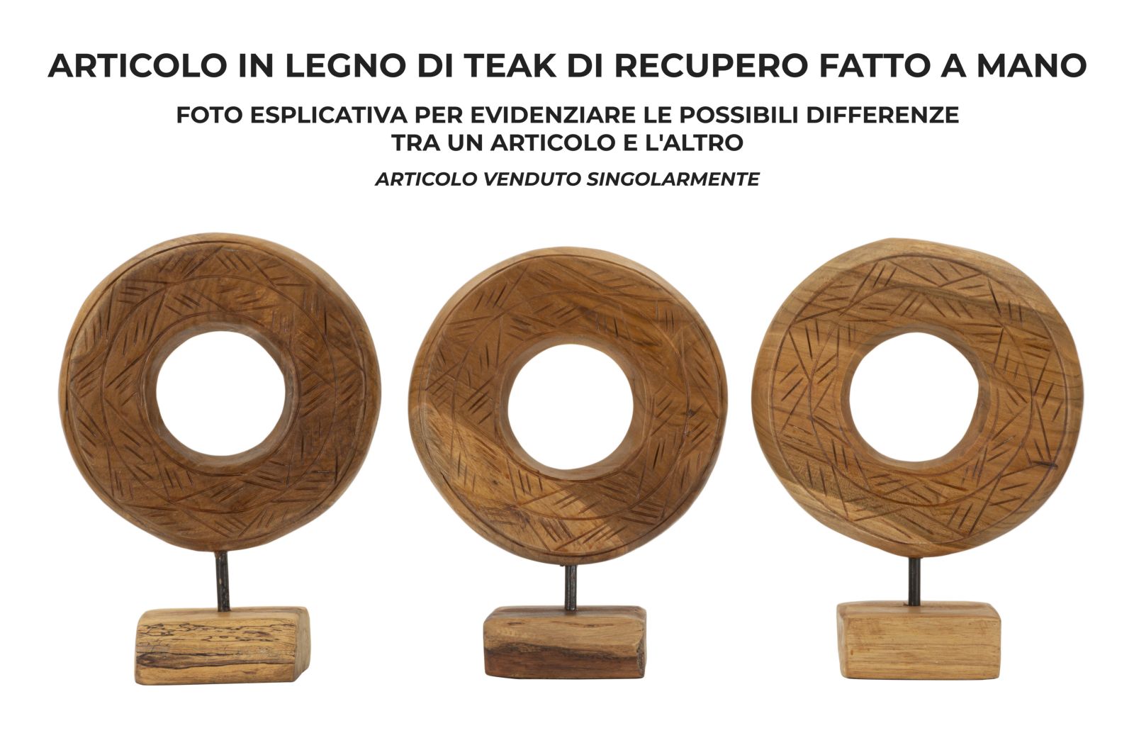 Dorat Szobor Teak 20x10x20 cm Dorat Szobor Teak 20x10x20 cm