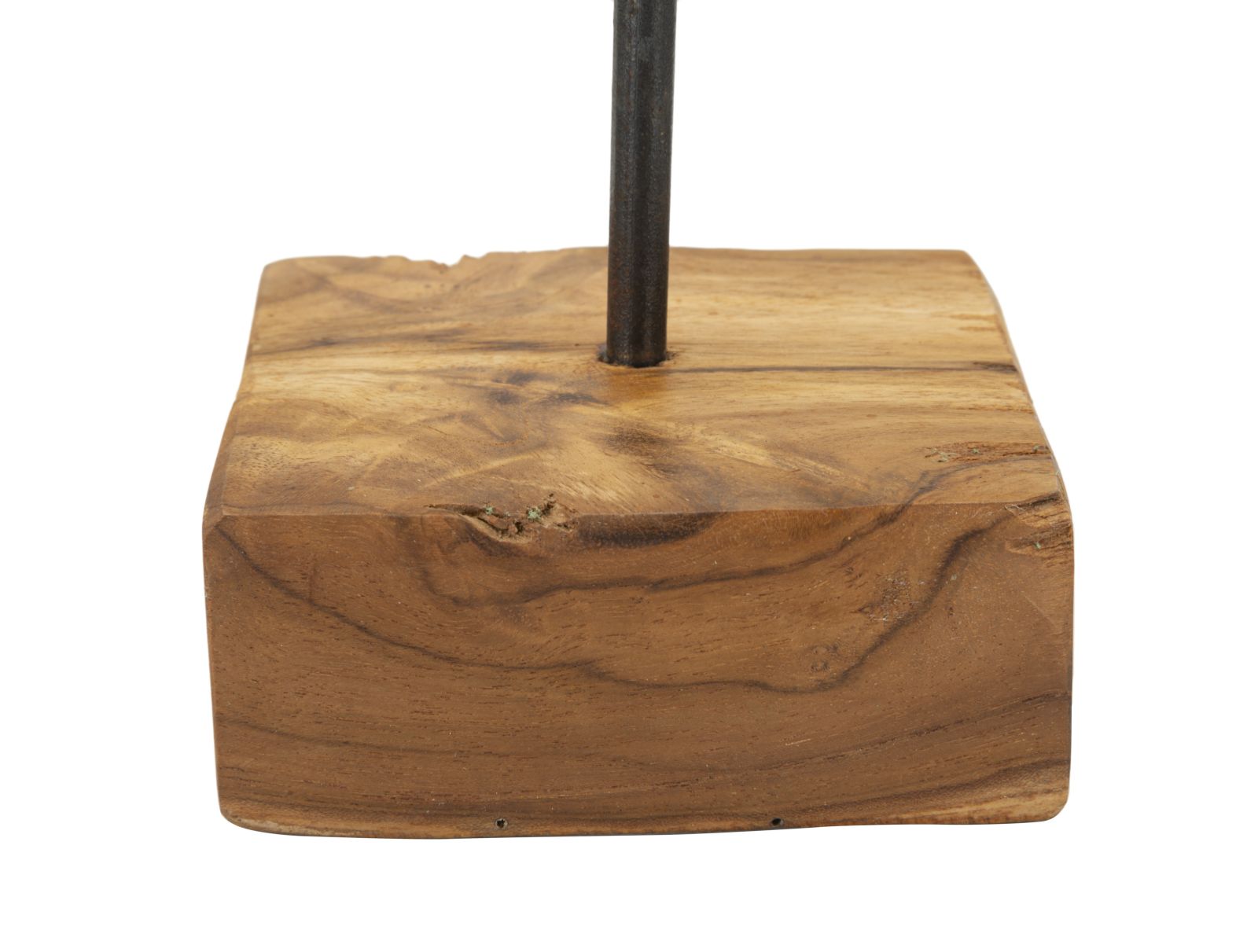 Szív Szobor Teak 10x10x25 cm Szív Szobor Teak 10x10x25 cm