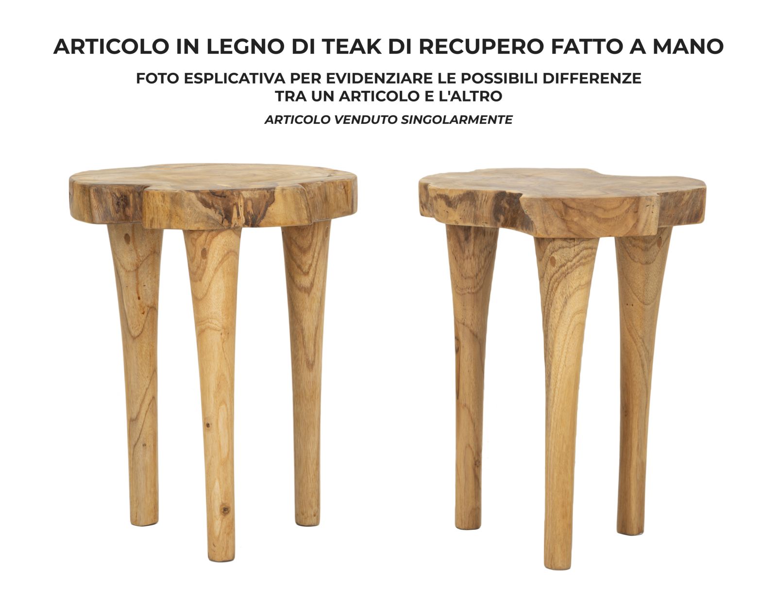 Kursi szék Teak Ø 35x45 cm Kursi szék Teak Ø 35x45 cm