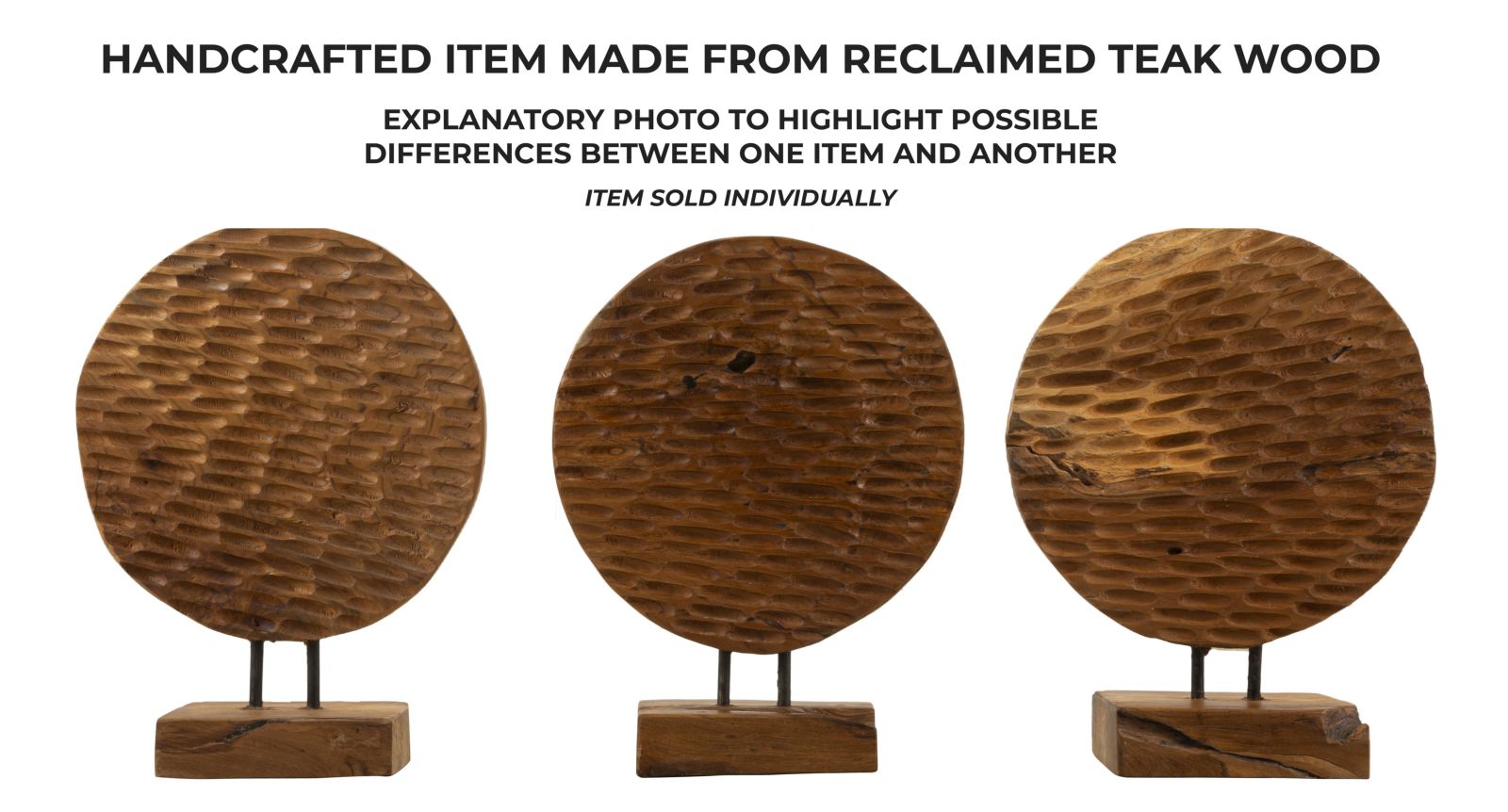 Érmes Szobor Teak 30x1,5x40 cm Érmes Szobor Teak 30x1,5x40 cm